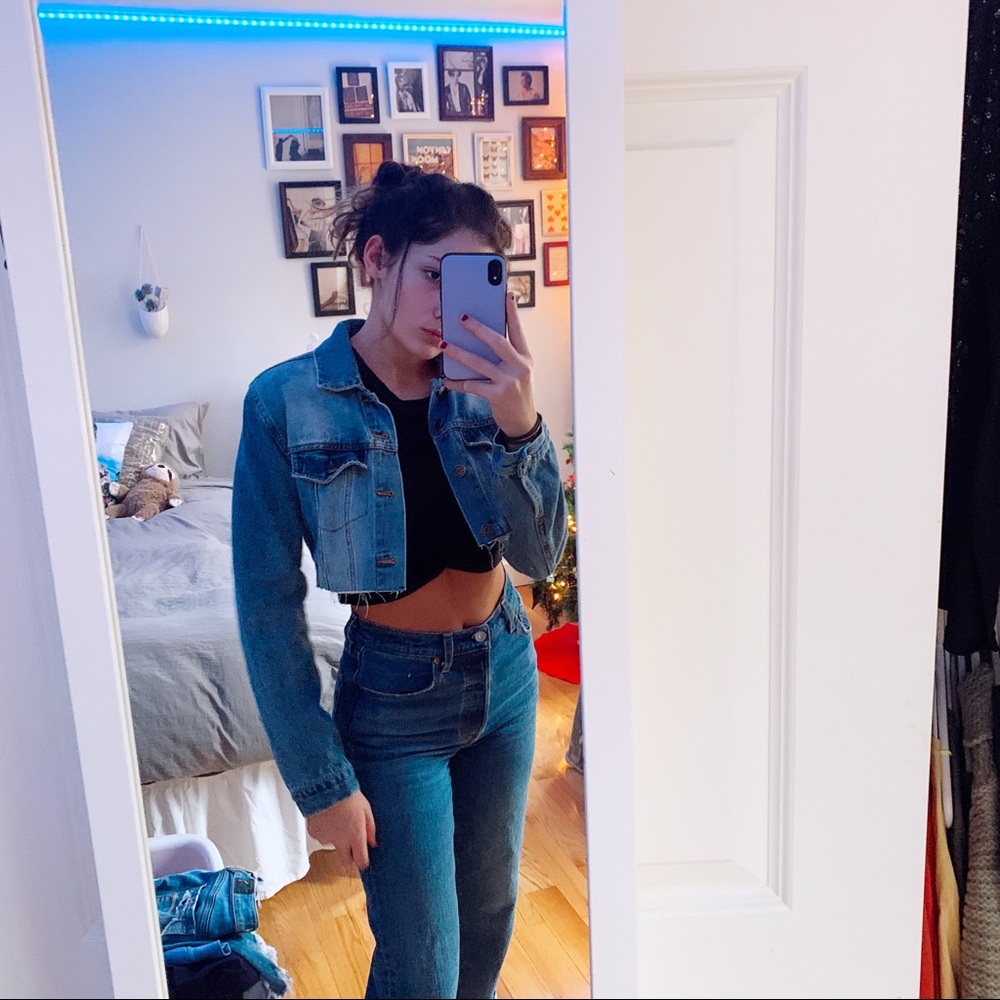 Cropped Denim Jacket